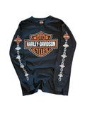 Vintage Harley Davidson Chain Long sleeve Shirt (Medium)