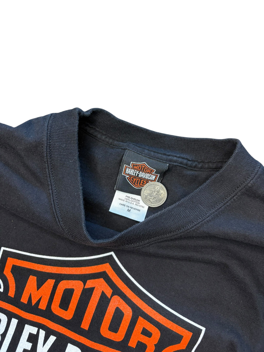 Vintage Harley Davidson Chain Long sleeve Shirt (Medium)