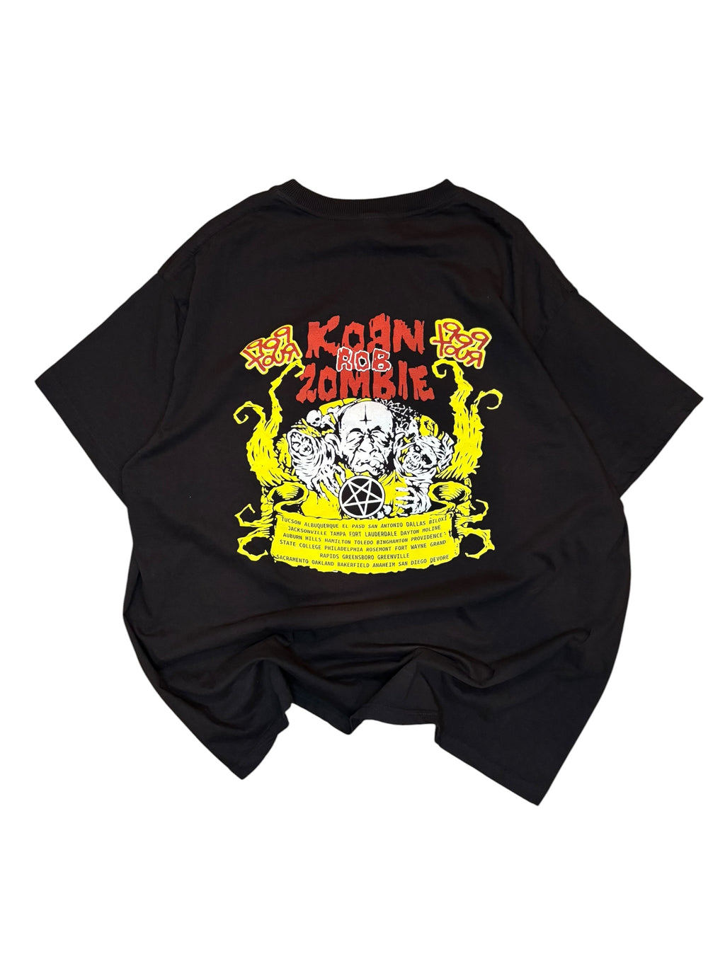 1999 Korn and Rob Zombie Follow The Leader Tee (XL)