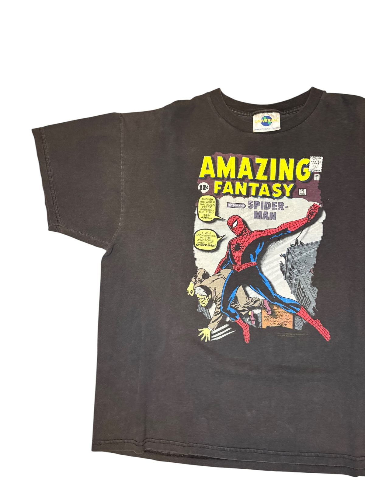 Vintage 90s Universal Studios Spiderman Fader (XL)
