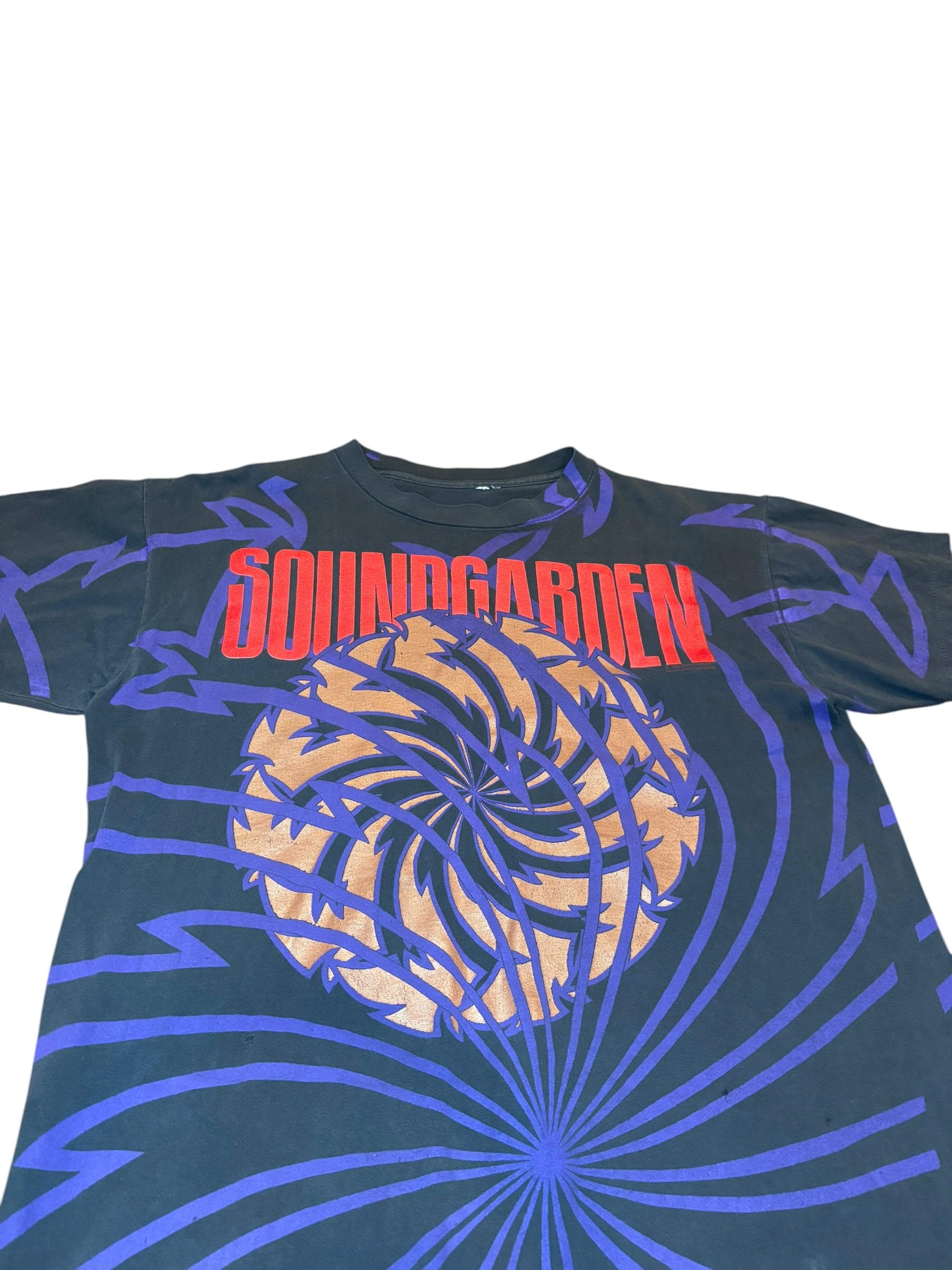1992 Soundgarden Badmotorfinger Brockum Rare AOP Tee Shirt (XL)
