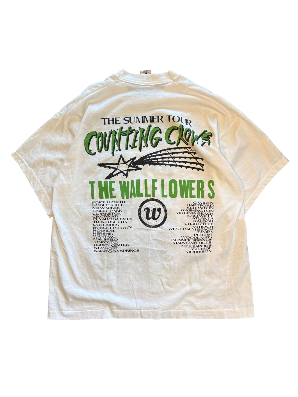1997 Vintage Wallflowers and Counting crows parking lot tee (XL)
