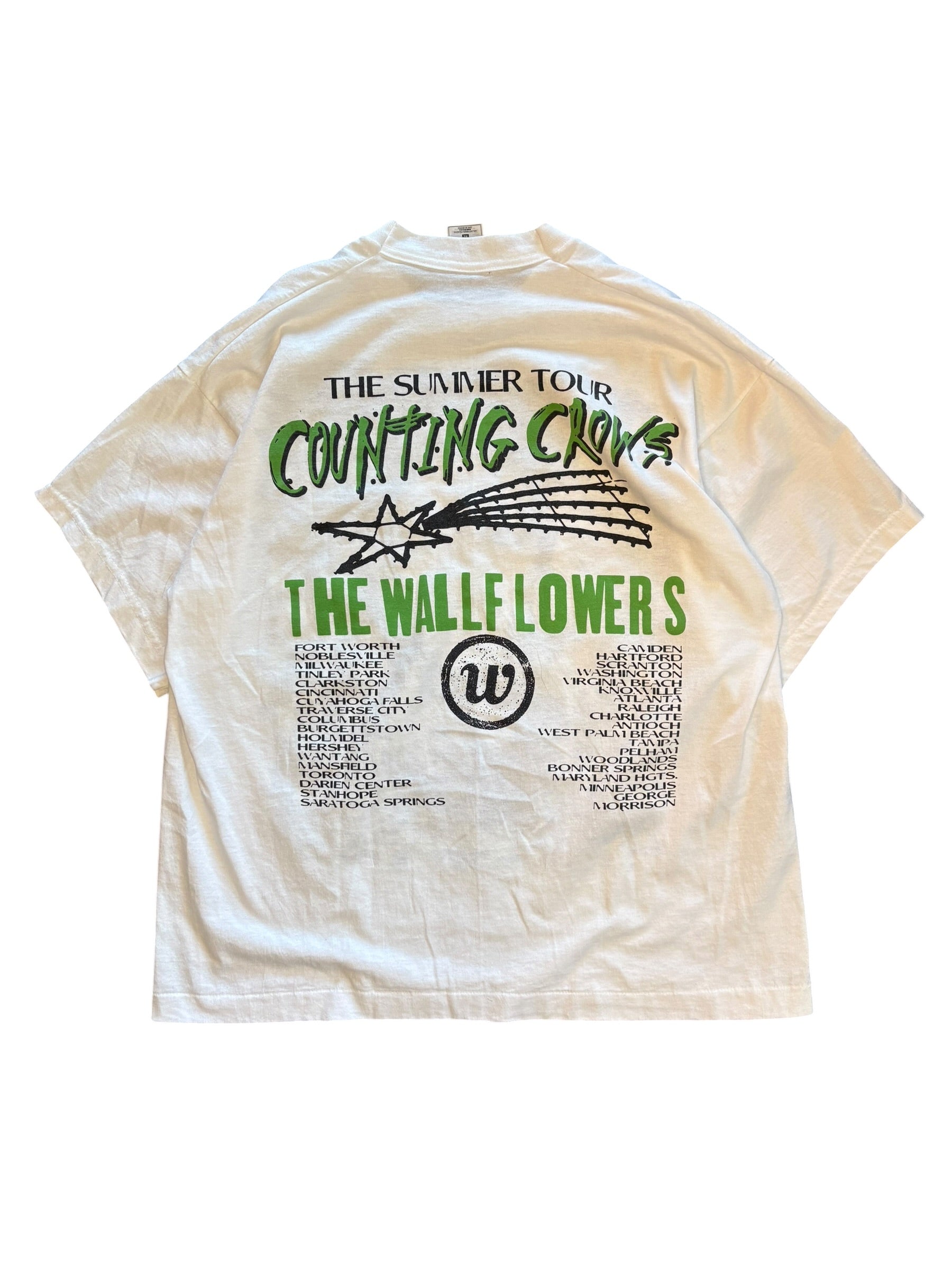 1997 Vintage Wallflowers and Counting crows parking lot tee (XL)