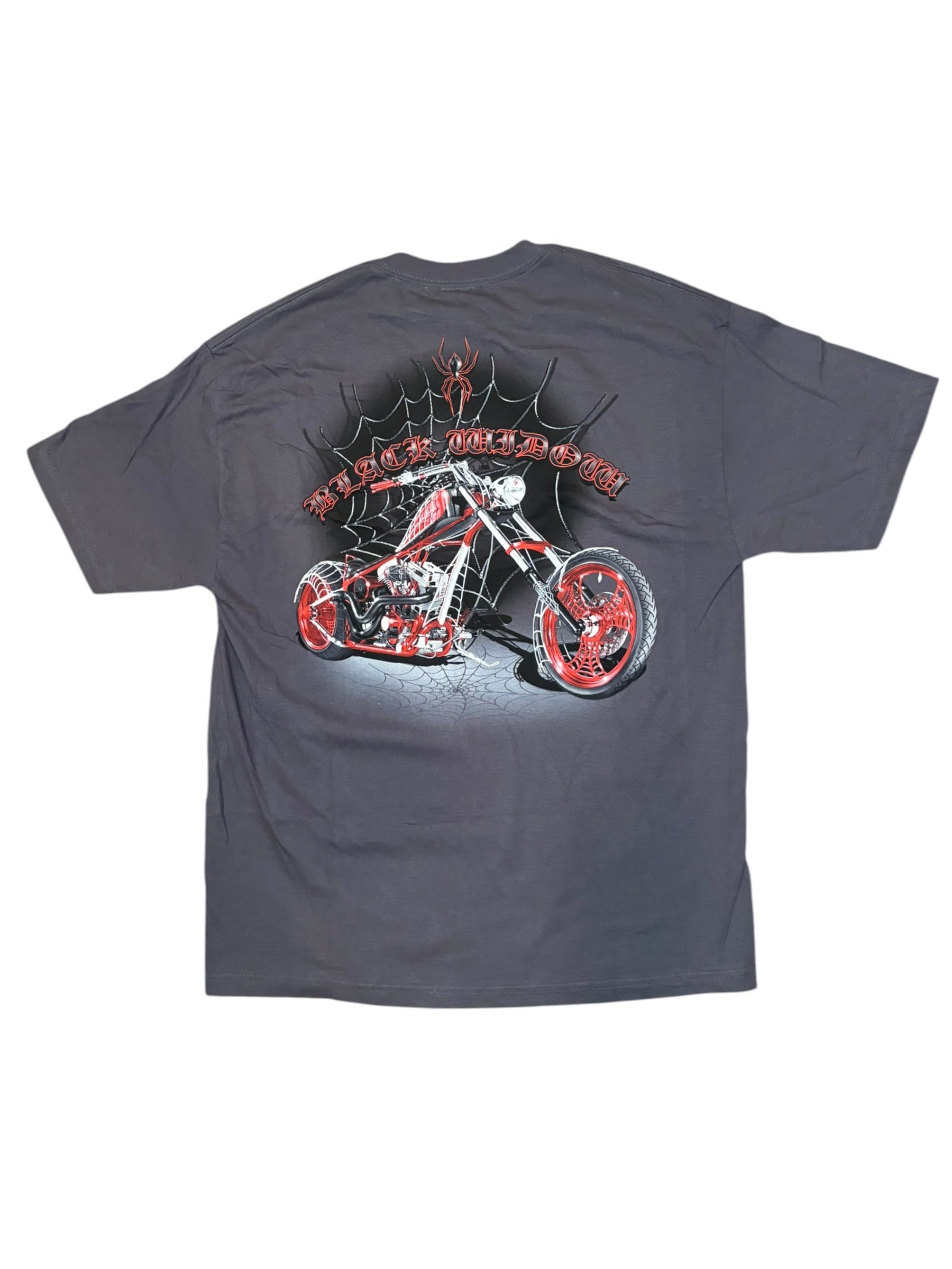 Vintage 00s Deadstock Rare American Chopper Spider Web Tee (XL)