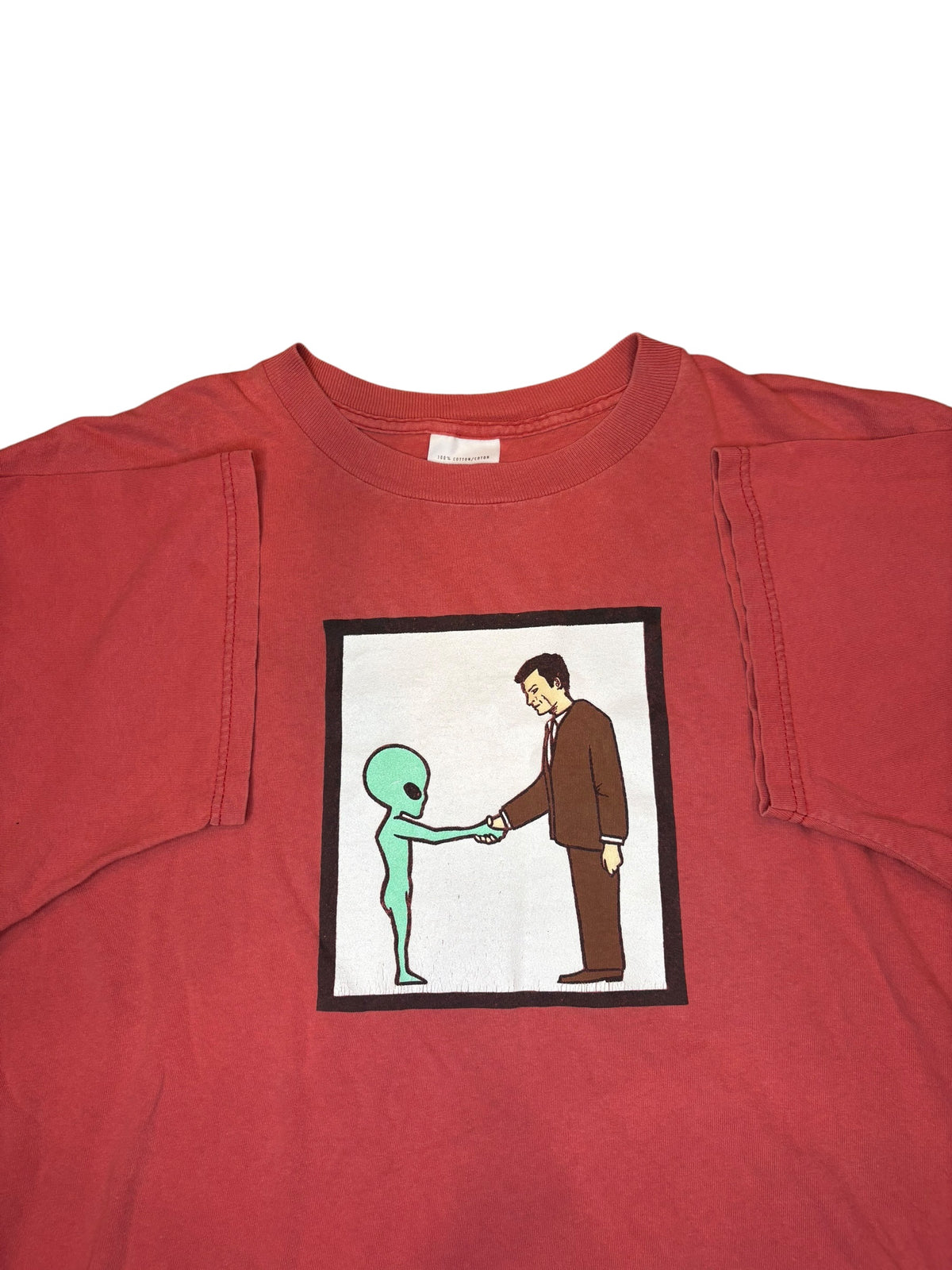 Vintage Helmet Alien Box Logo HC Band Tee (XL)