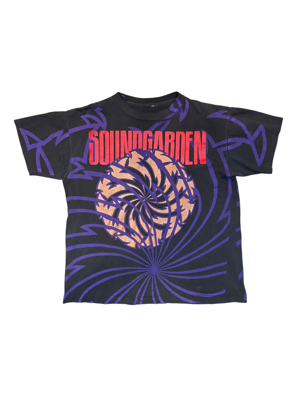 1992 Soundgarden Badmotorfinger Brockum Rare AOP Tee Shirt (XL)
