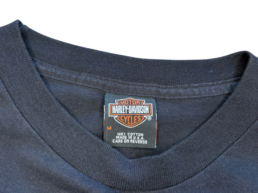 Vintage Harley Davidson Grand Canyon Rare Lightning Long-sleeved Shirt (Medium)