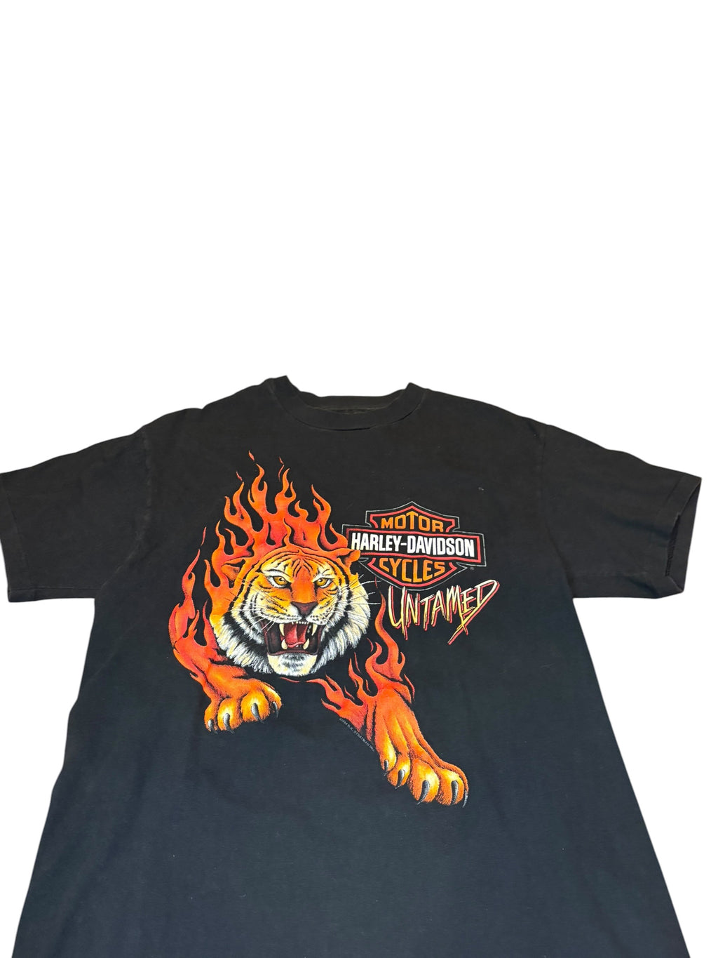 Vintage Harley Davidson Untamed Tiger Tee (Medium)