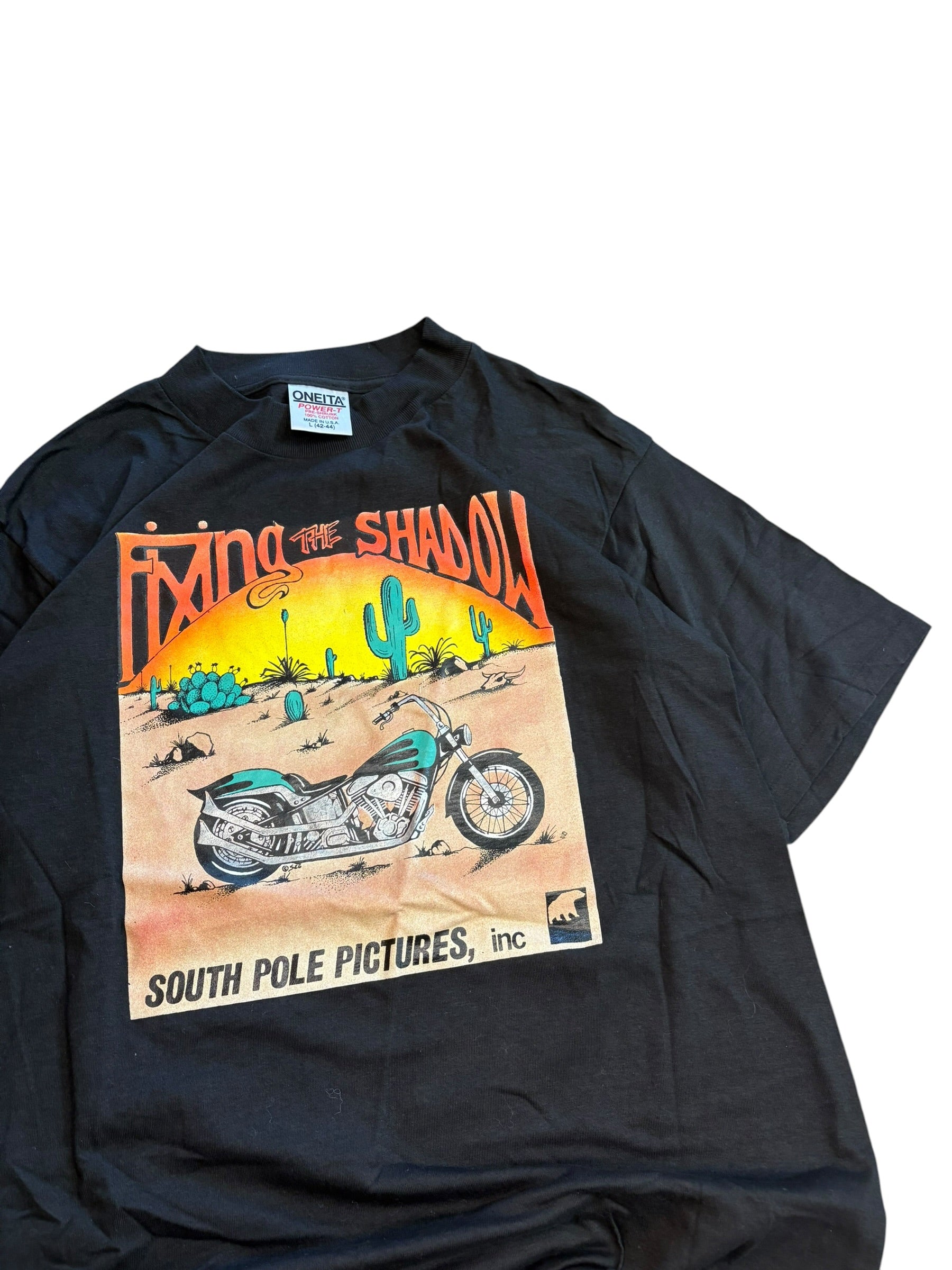 Vintage 1990s Fixing The Shadow Phoenix AZ Biker Tee (Large)
