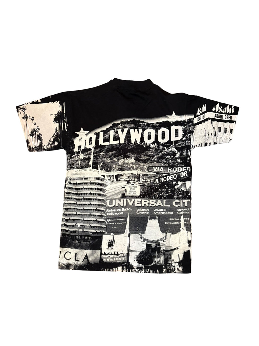 Vintage 1996 Hollywood AOP Art Tee (Medium)