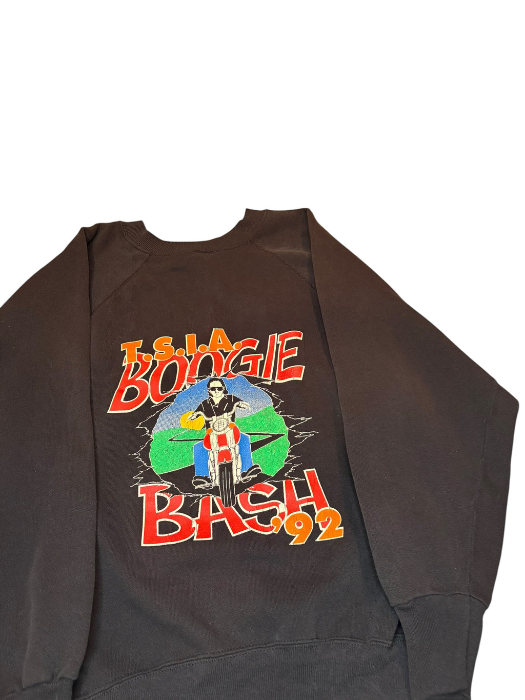 Vintage 1992 Biker TSIA Boogie Bash Rare Crewneck (Medium)