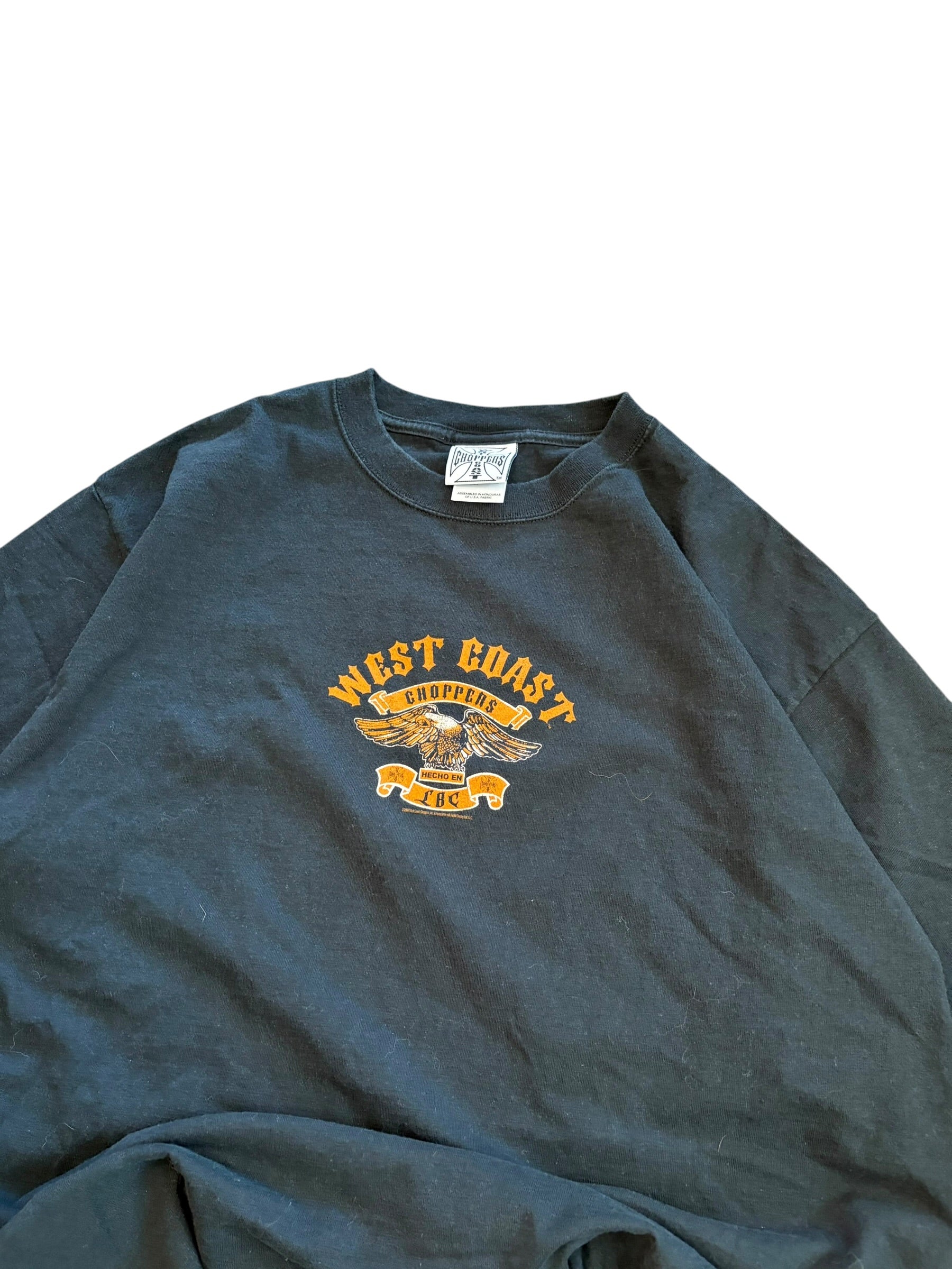 Vintage 90s-00s West Coast Choppers Short Sleeve Tee (Large)