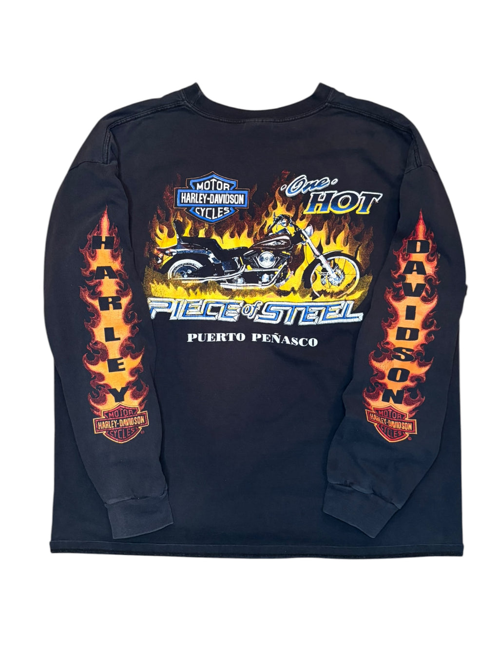 Vintage Harley Davidson Piece Of Steal Puerto Penasco Longsleeve (2XL)