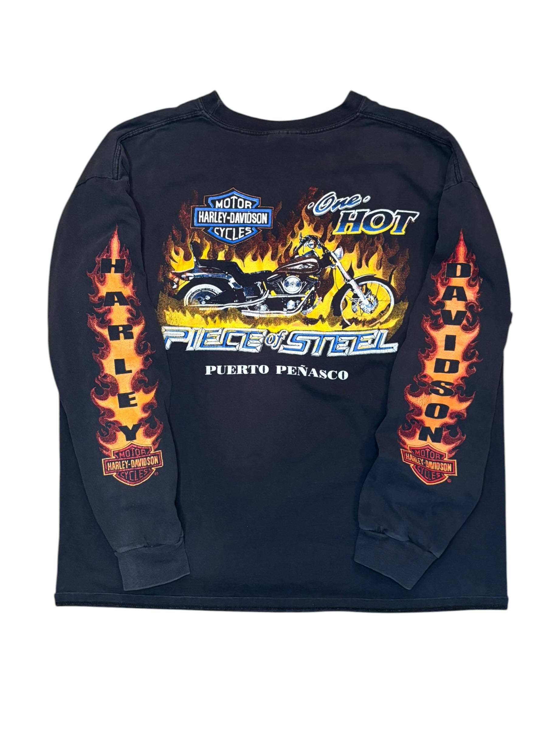 Vintage Harley Davidson Piece Of Steal Puerto Penasco Longsleeve (2XL)