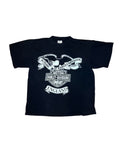 Vintage Harley Davidson England Black Tee (Large)
