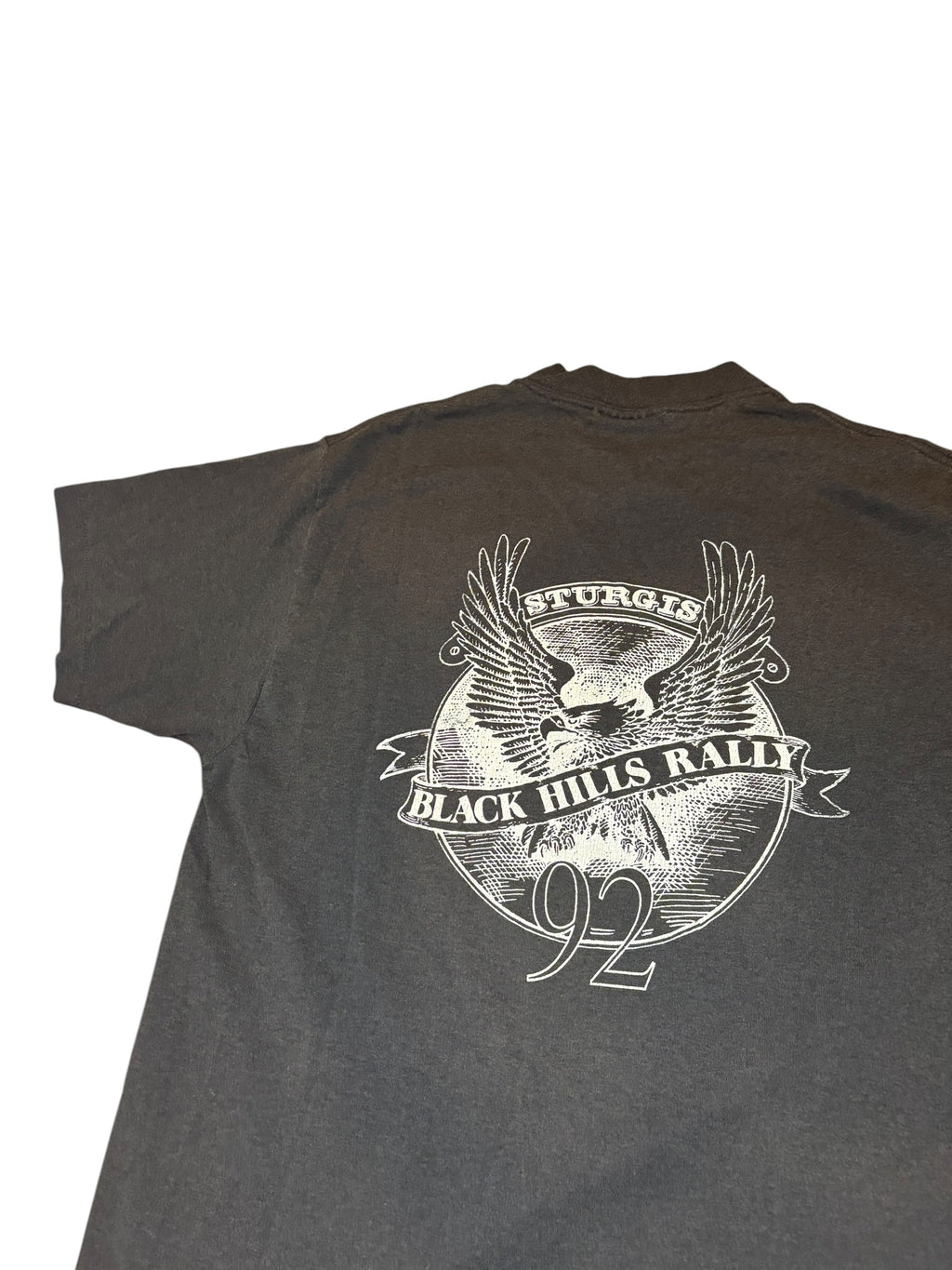 1990s Harley Davison Follow The eagle 3D emblem Tee (Large)