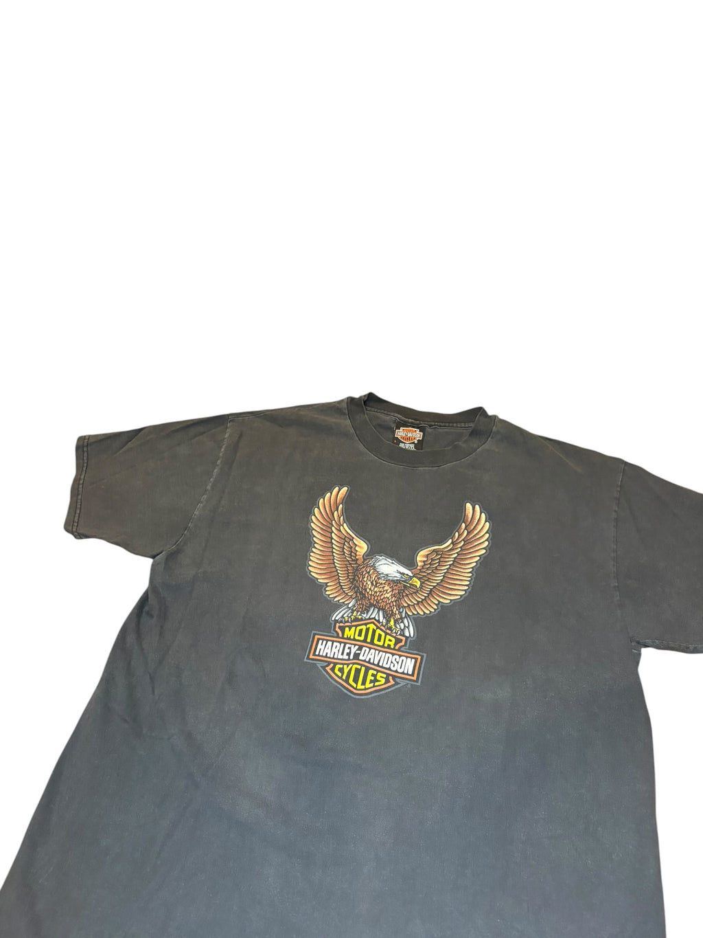 Vintage 90s Harley Davidson Eagle Fader (Large)