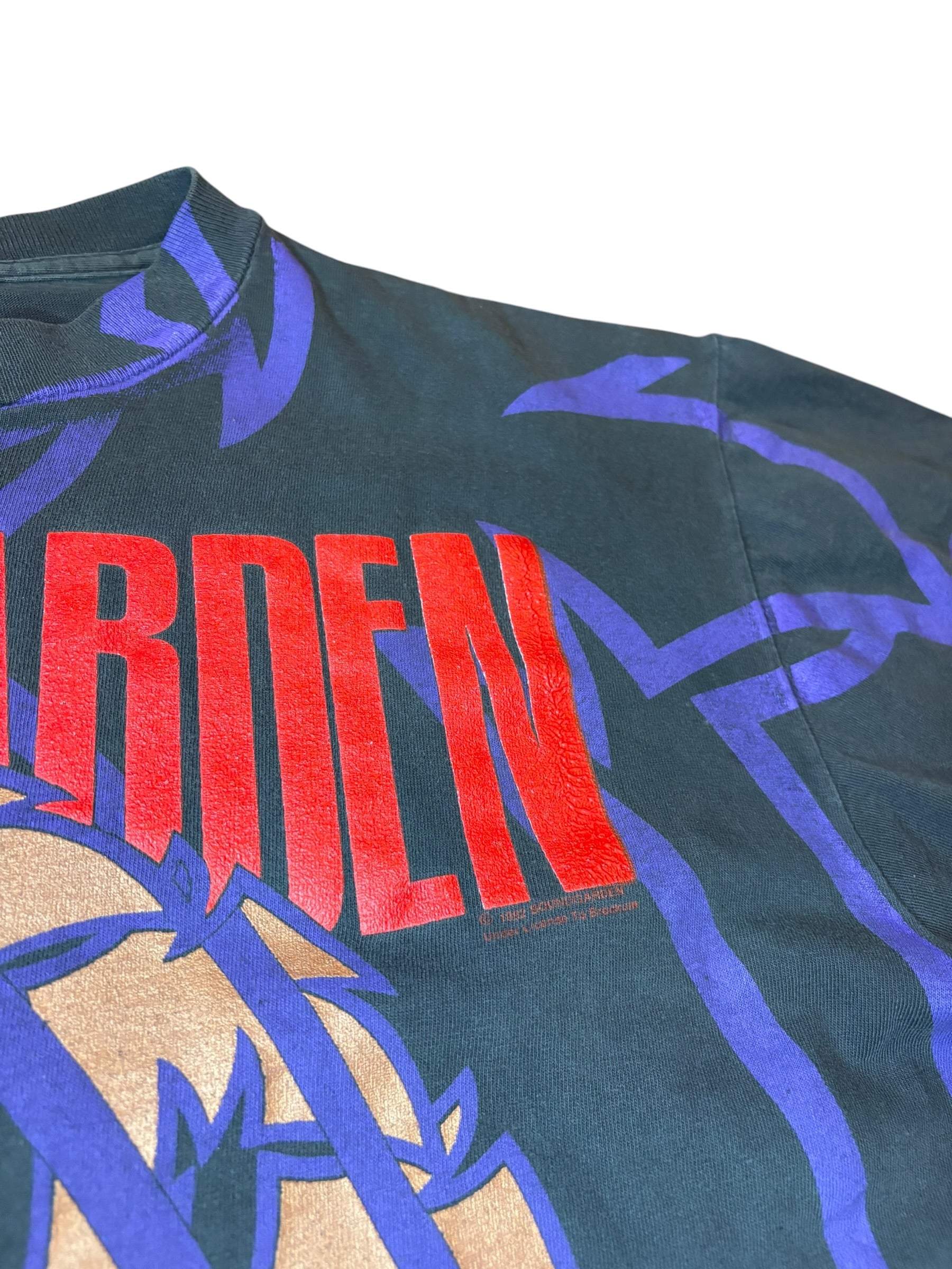 1992 Soundgarden Badmotorfinger Brockum Rare AOP Tee Shirt (XL)