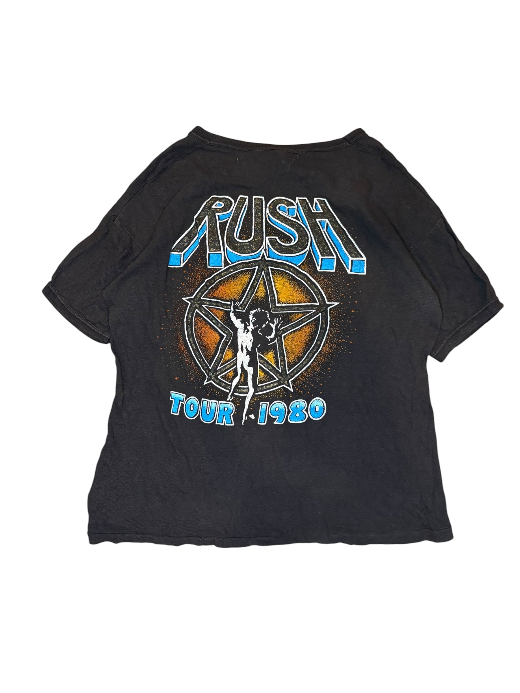 1980 Rush Rare Pakistan Boot Tour Tee (Medium)