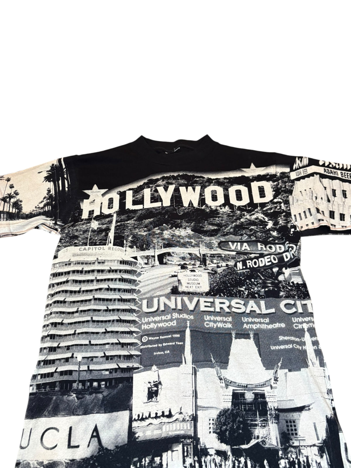Vintage 1996 Hollywood AOP Art Tee (Medium)