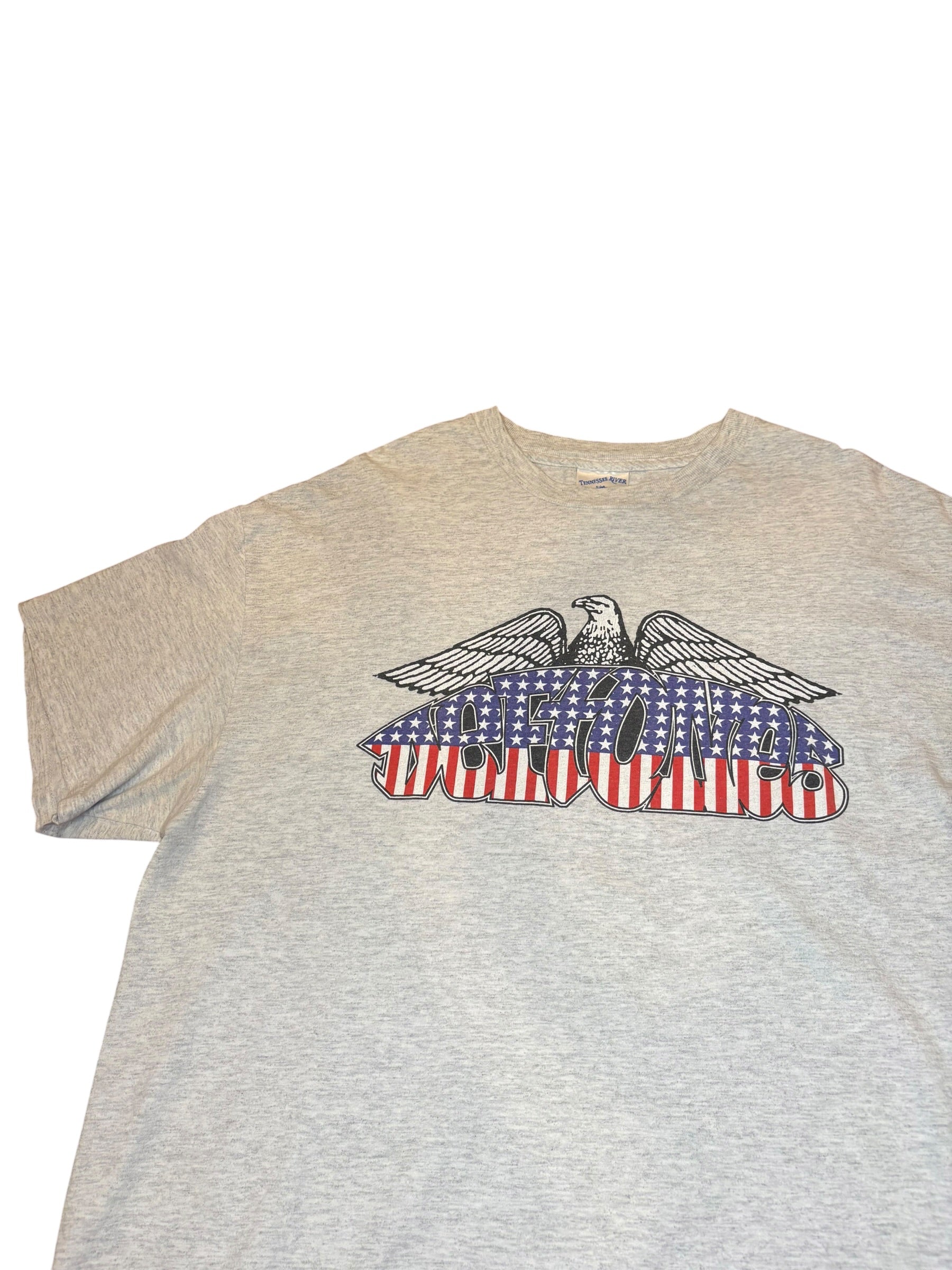 Vintage 90s American Flag Deftones Band Tee (XL)