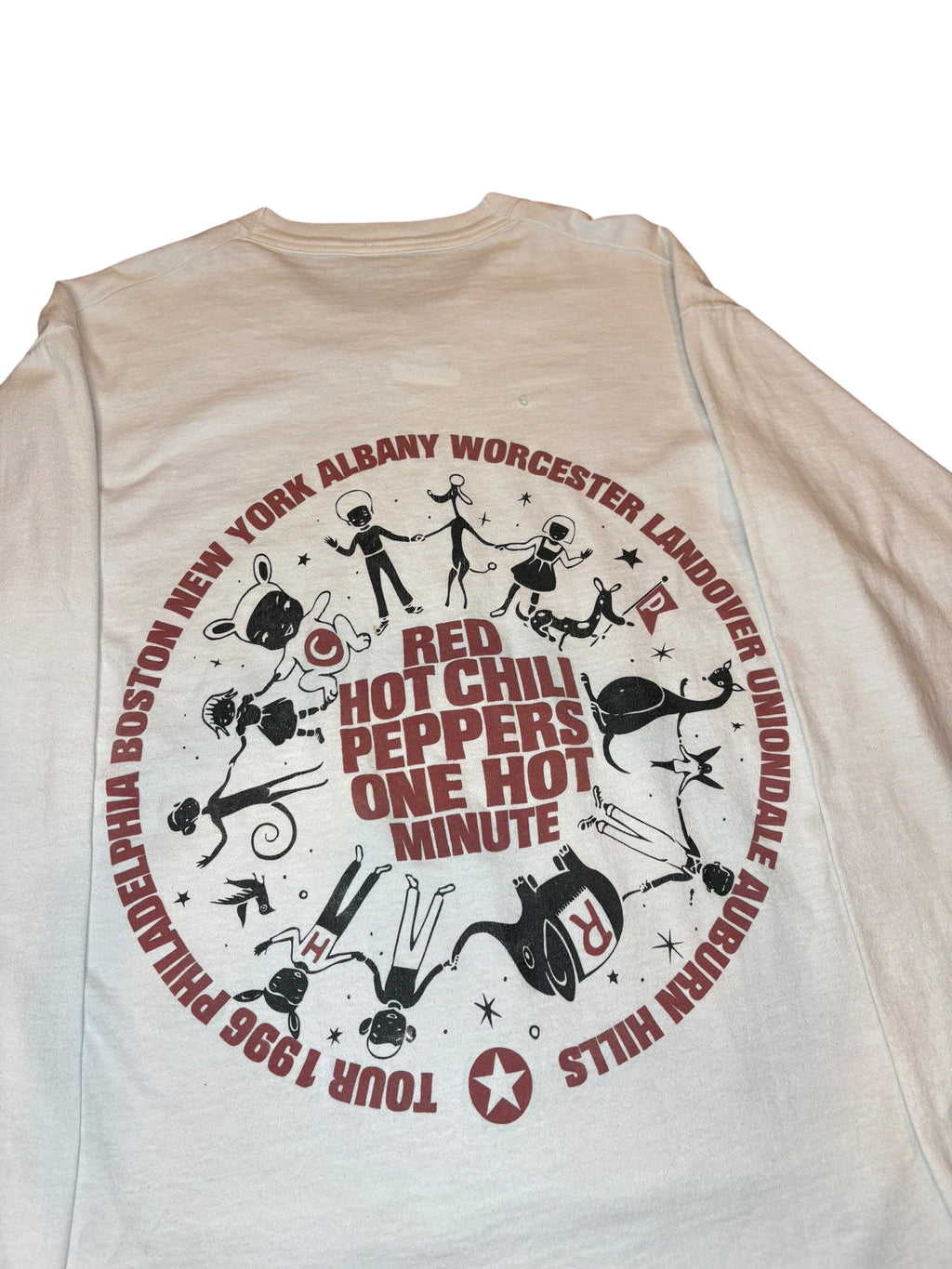Vintage 1996 Red Hot Chilli Peppers One Hot Minute Rare Longsleeve Shirt (Large)