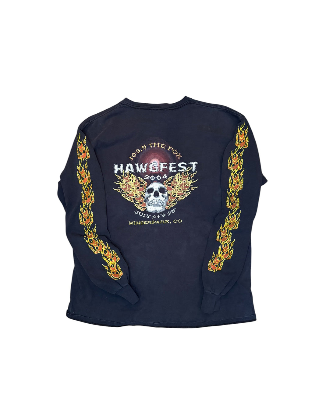 Vintage 2004 Hawgfest Flamer Long-sleeve (Large)