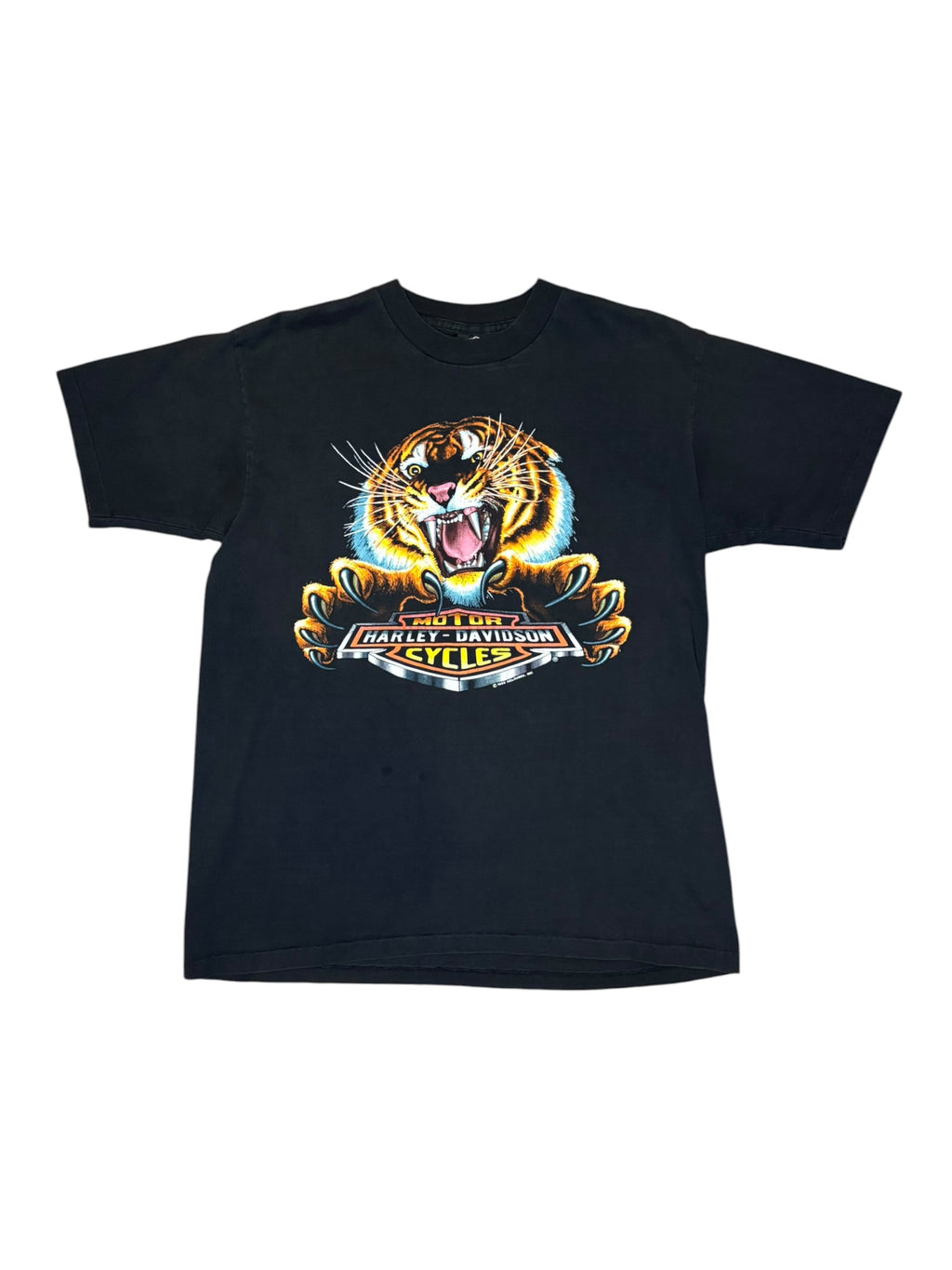 Vintage Harley Davidson Holubek Tiger Tee (Medium)