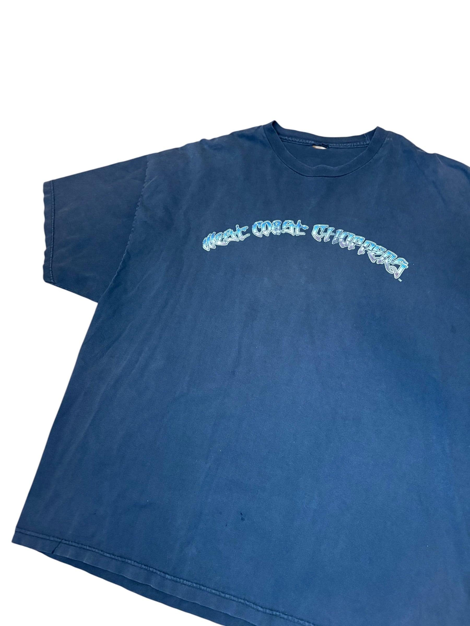 Vintage 90s West Coast Choppers Fader Tee (XXL)