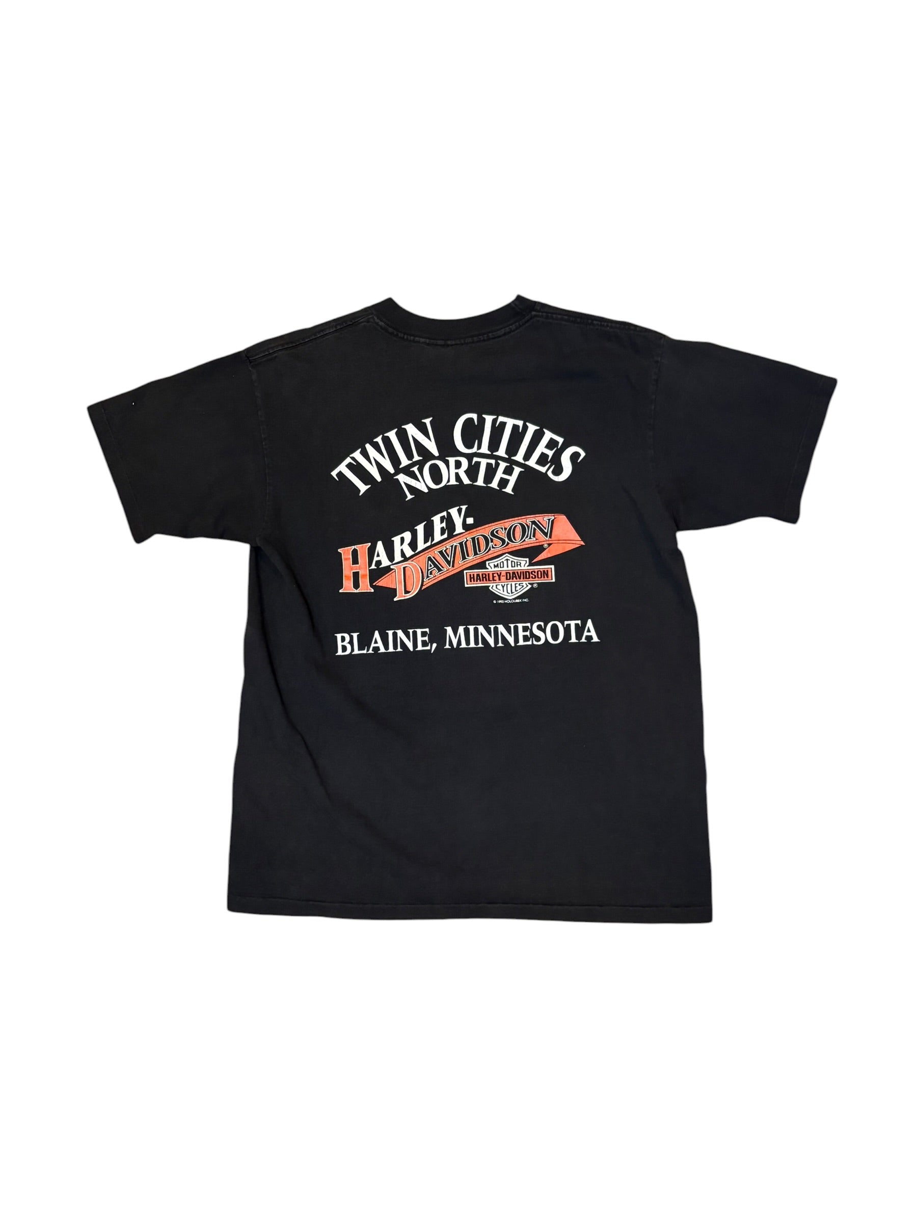 Vintage Harley Davidson Holubek Tiger Tee (Medium)