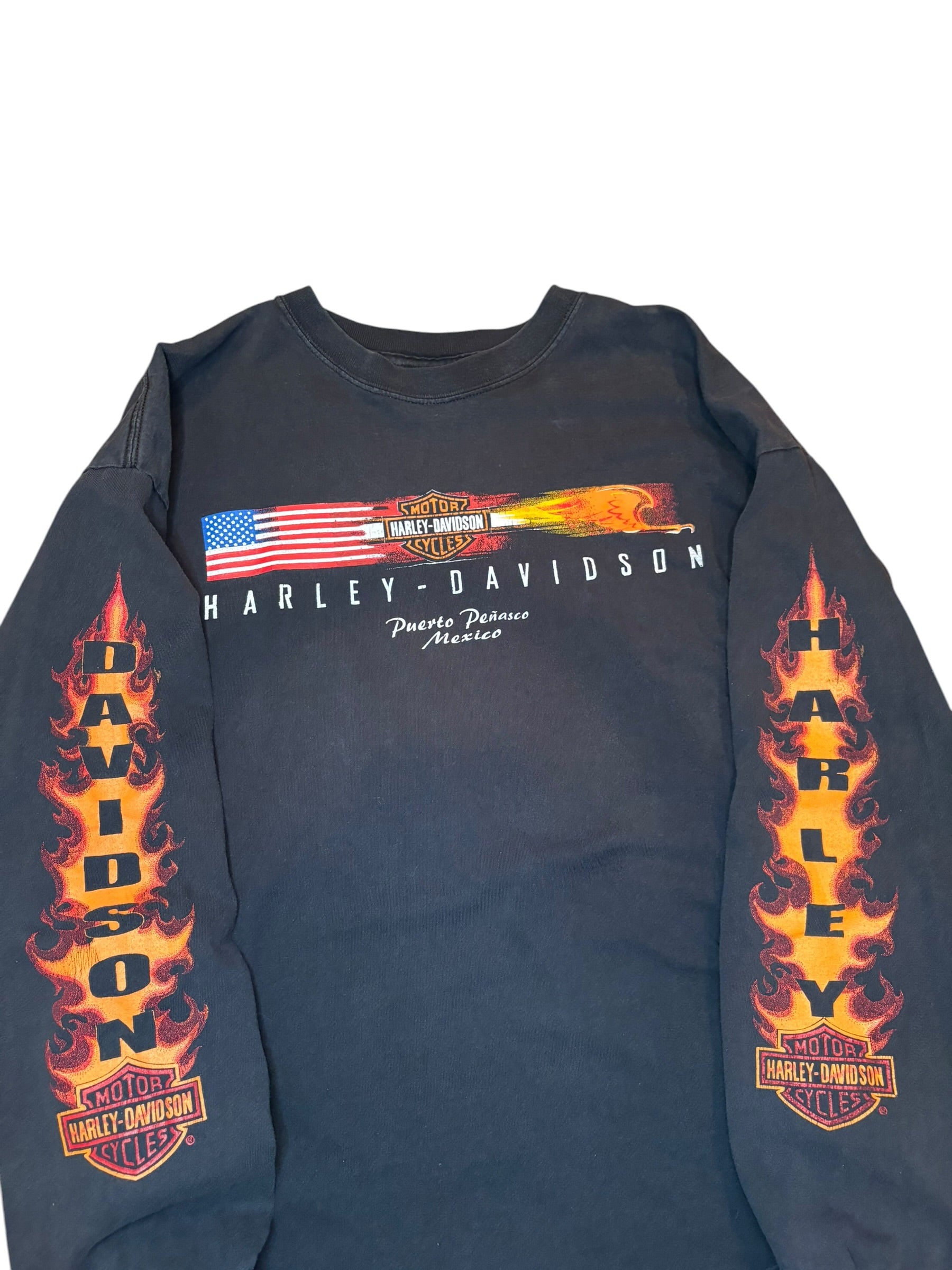 Vintage Harley Davidson Piece Of Steal Puerto Penasco Longsleeve (2XL)