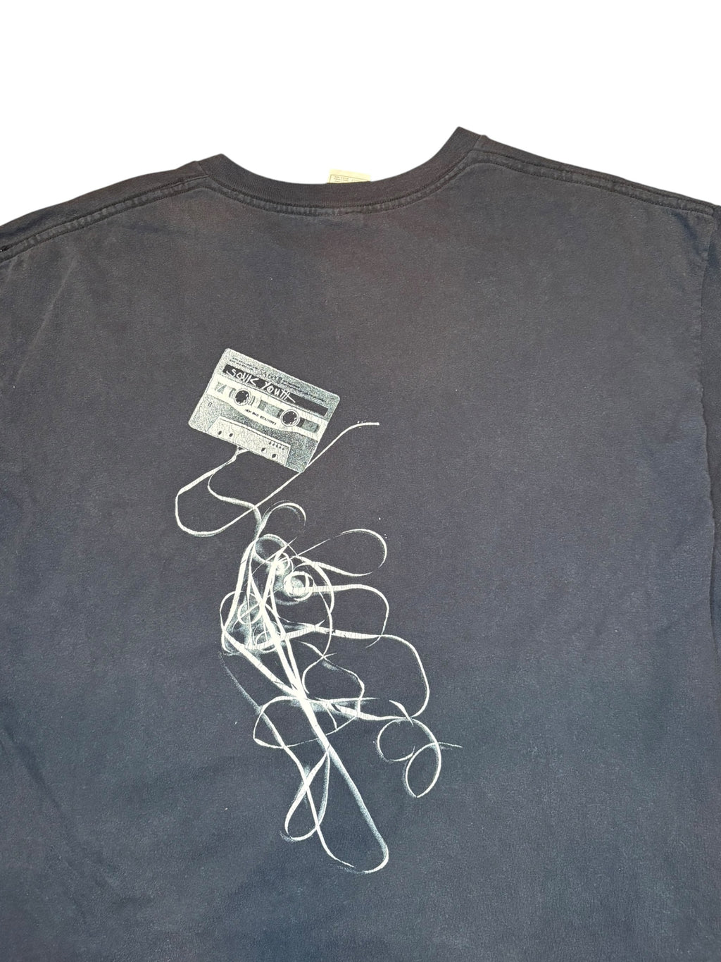 Vintage 90s Sonic Youth Skull Cassette Tee (XL)