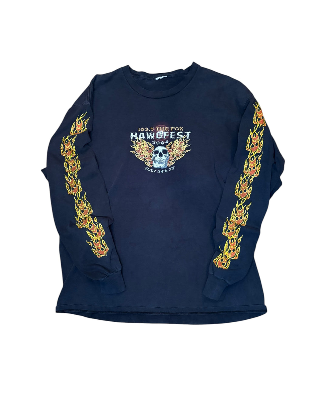 Vintage 2004 Hawgfest Flamer Long-sleeve (Large)