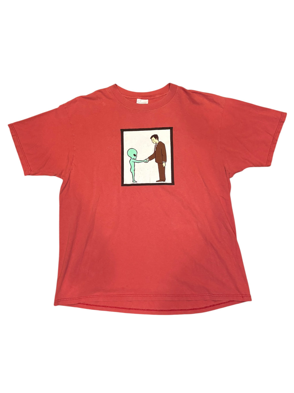 Vintage Helmet Alien Box Logo HC Band Tee (XL)