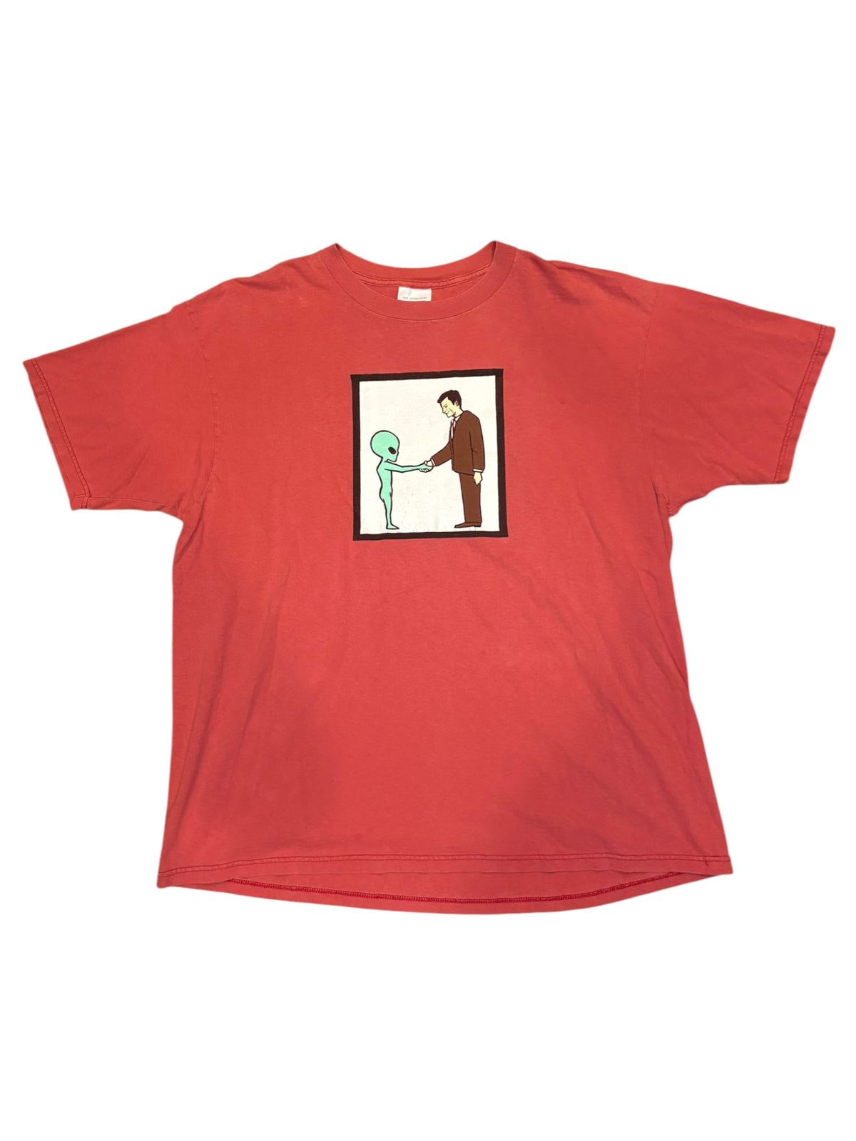 Vintage Helmet Alien Box Logo HC Band Tee (XL)