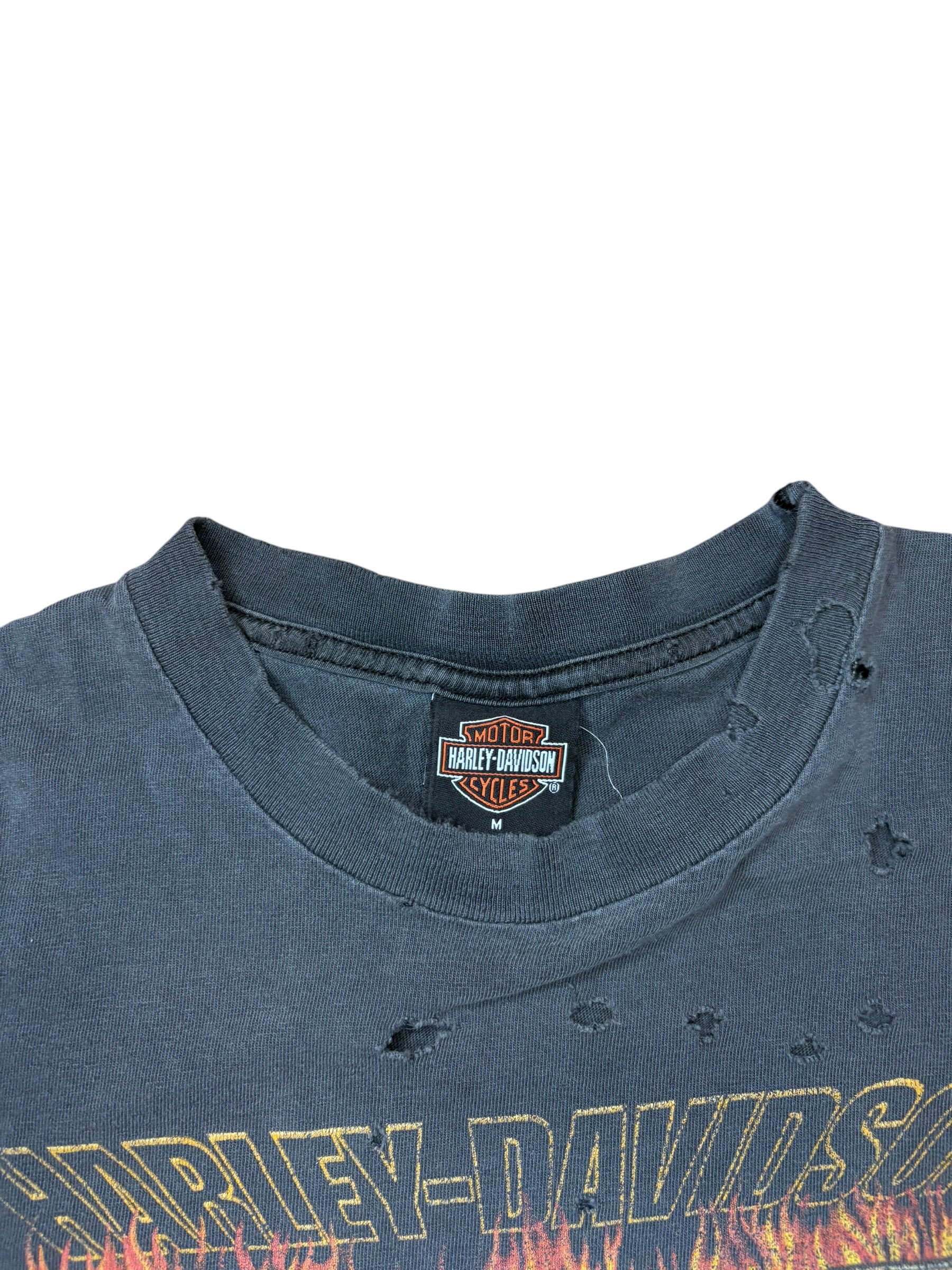 Vintage Thrashed Harley Davidson Fader Tee (Medium)