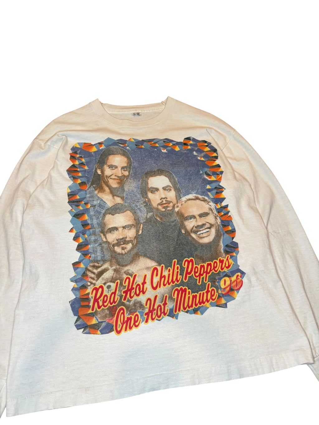 Vintage 1996 Red Hot Chilli Peppers One Hot Minute Rare Longsleeve Shirt (Large)