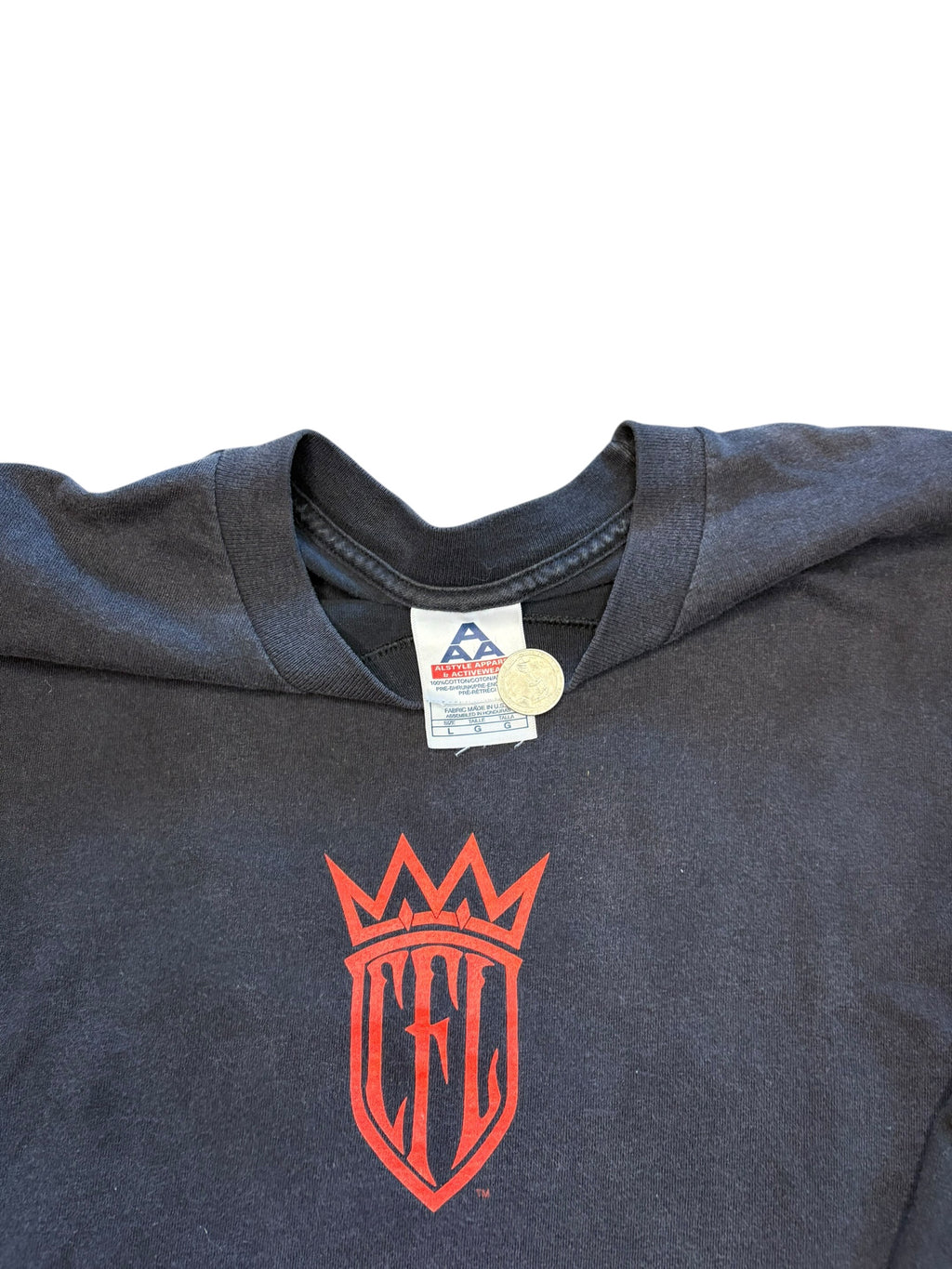 Vintage West Coast Choppers CFL Flame Longsleeve Shirt (Large)
