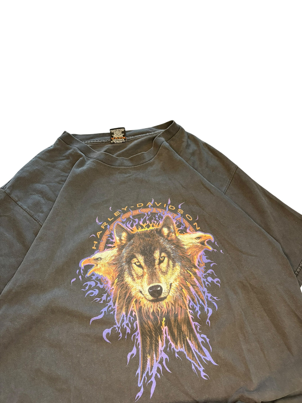 Vintage 1990s Harley Davidson Faded Eagle Tee (XL)