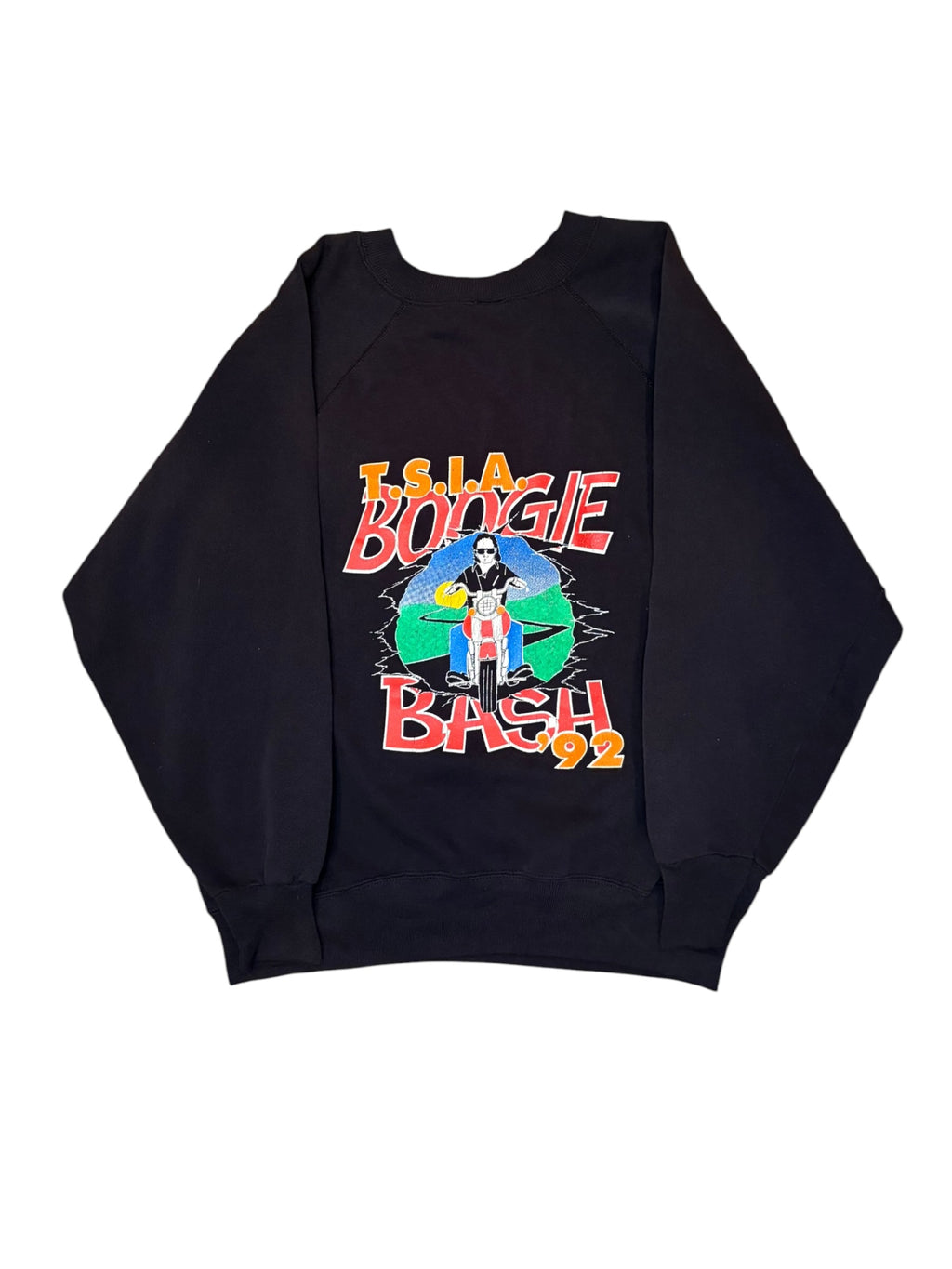 Vintage 1992 Biker TSIA Boogie Bash Rare Crewneck (Medium)