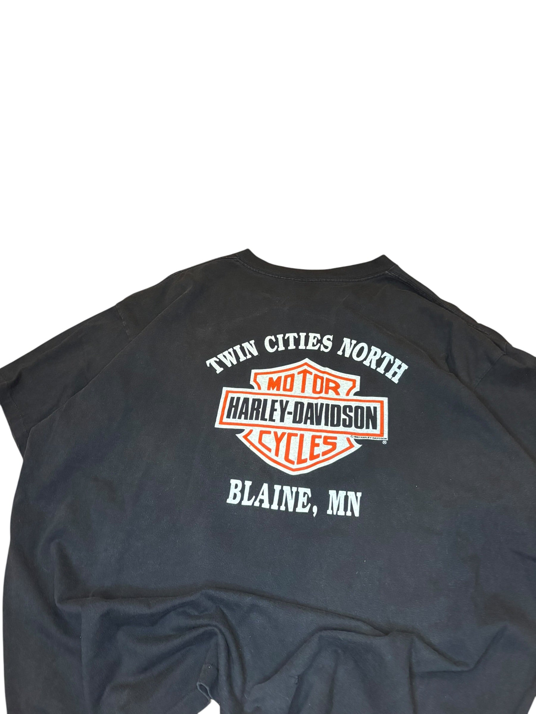 Vintage 90s Harley Davidson Engine Tee (XL)