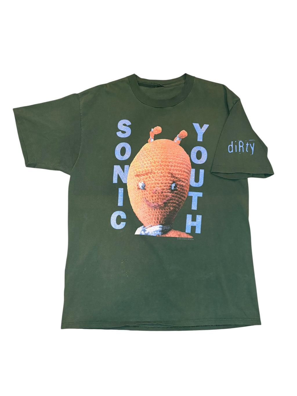 1992 Vintage Sonic Youth Dirty Album Ragdoll Tee Shirt (XL)