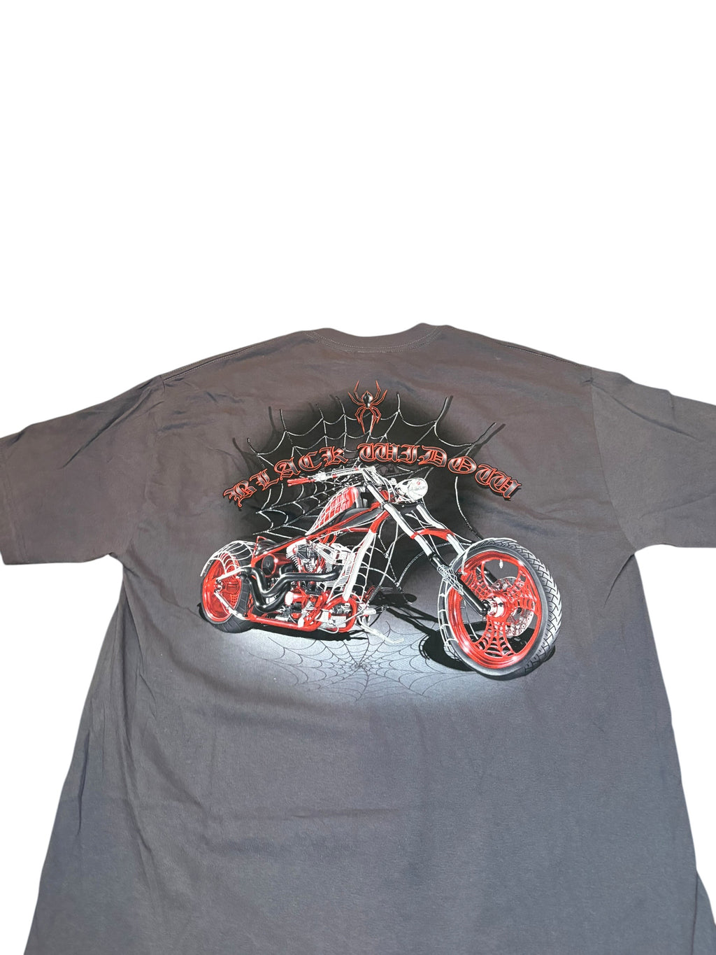 Vintage 00s Deadstock Rare American Chopper Spider Web Tee (XL)