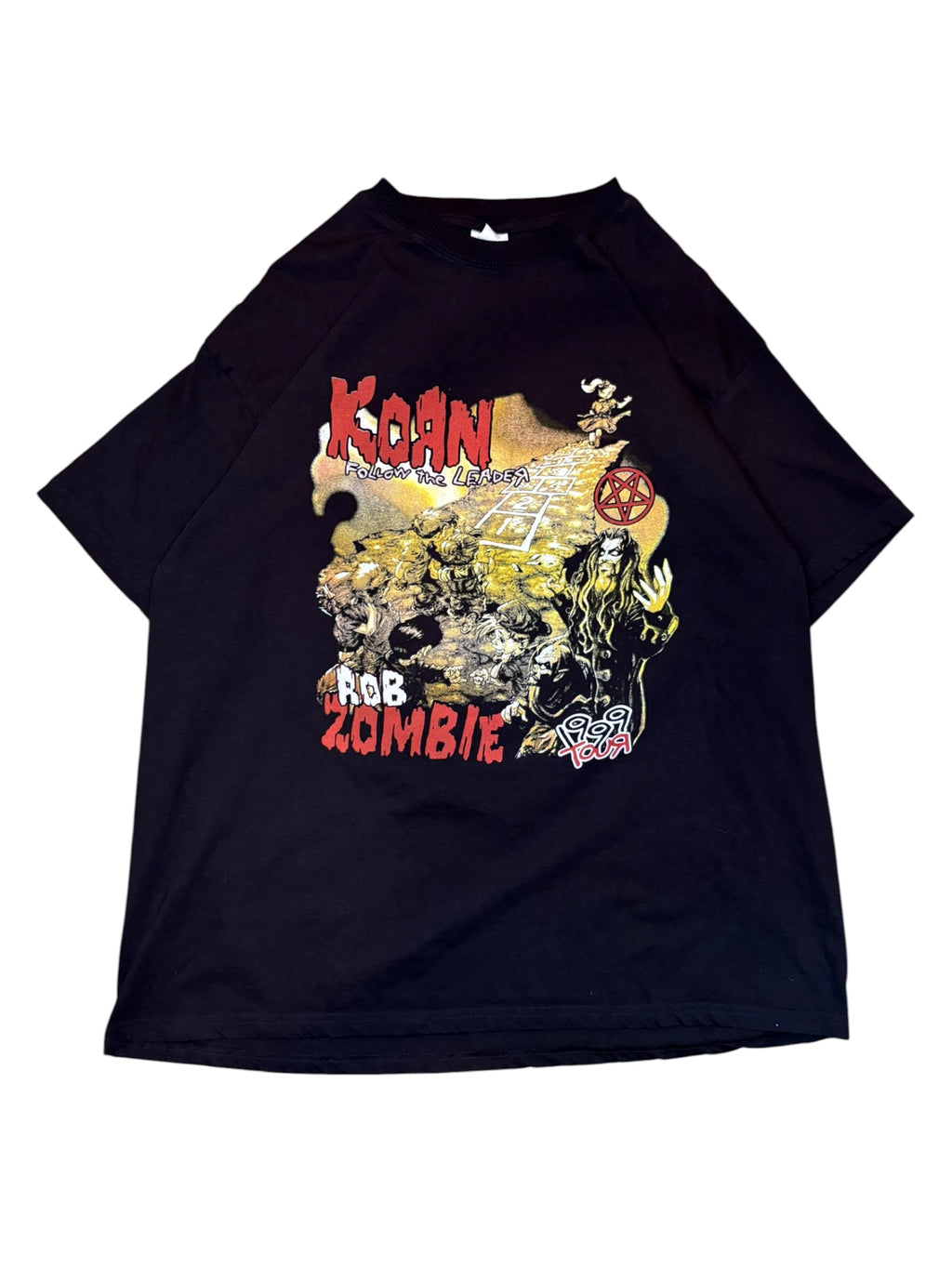 1999 Korn and Rob Zombie Follow The Leader Tee (XL)