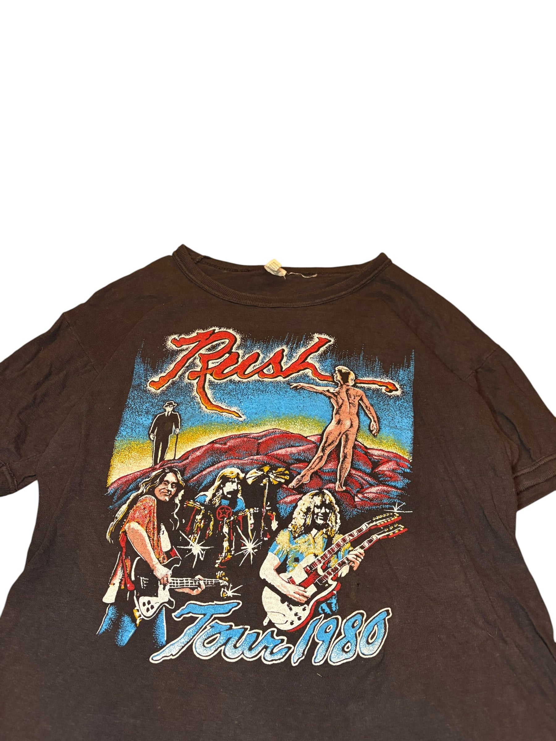 1980 Rush Rare Pakistan Boot Tour Tee (Medium)