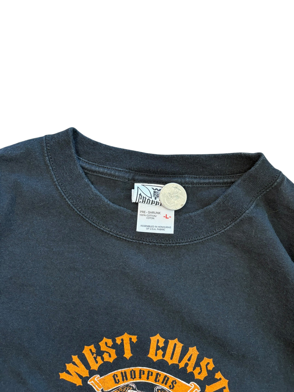 Vintage 90s-00s West Coast Choppers Short Sleeve Tee (Large)