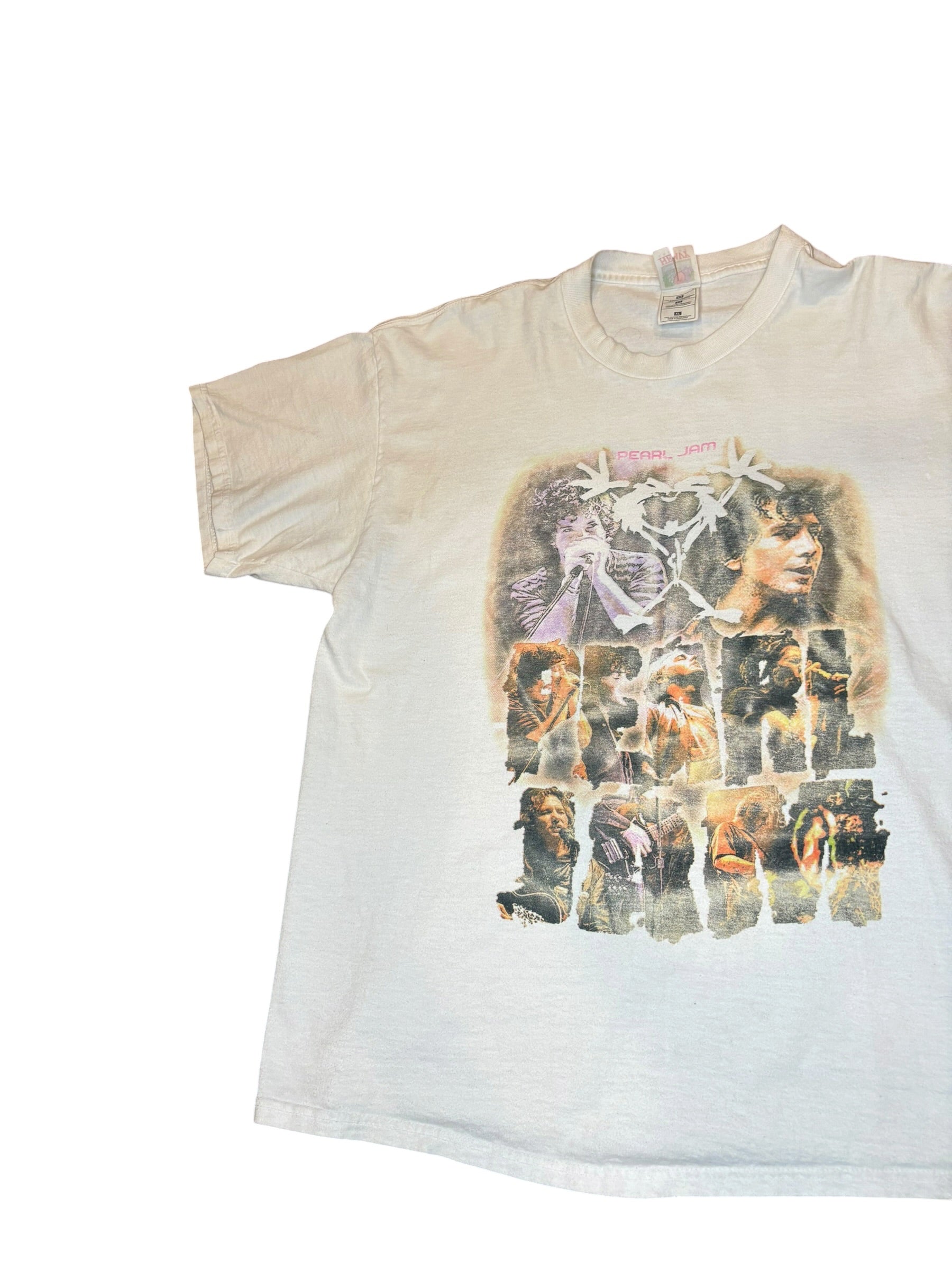 Vintage Rare 00s Pearl Jam Parking Lot Boot Band Tee (XL)