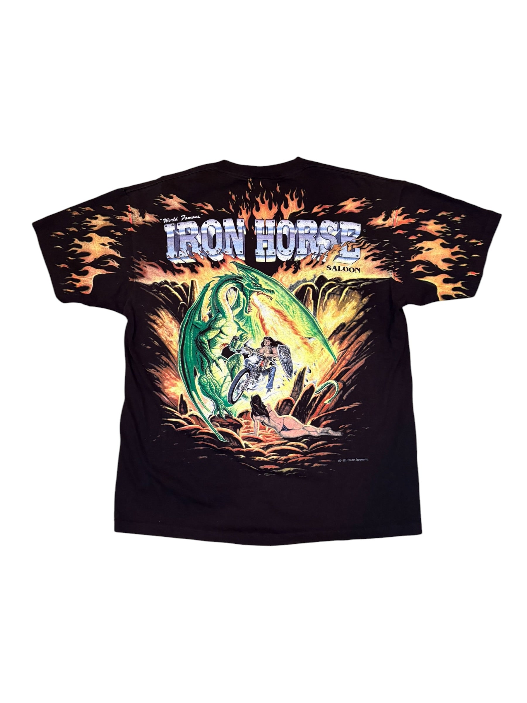 Vintage 90s Iron Horse Saloon Bike Week AOP Tee (XL)