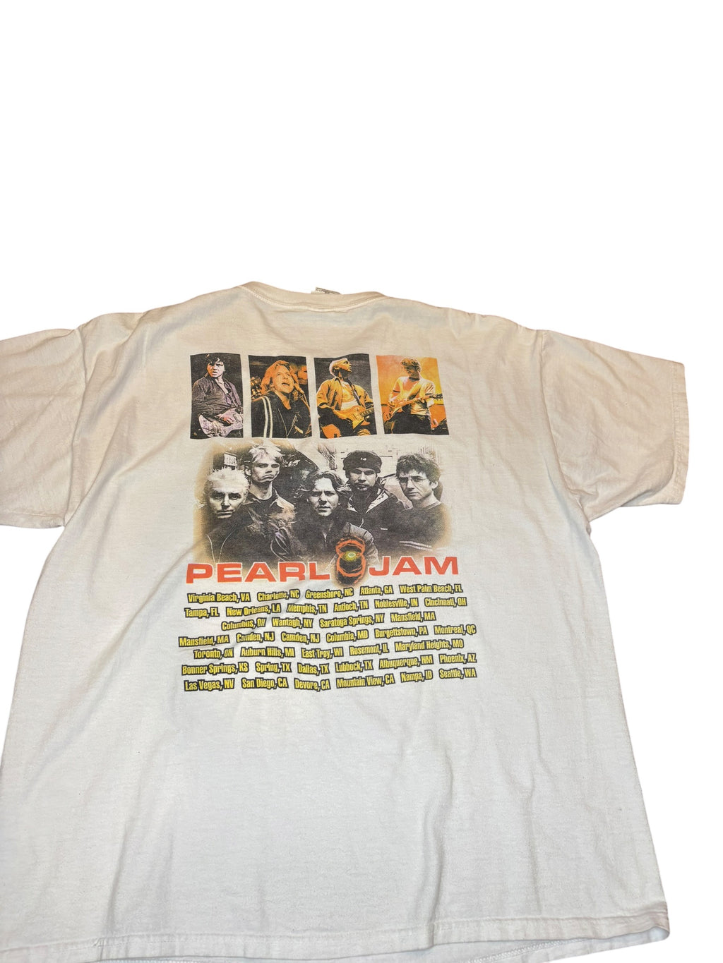Vintage Rare 00s Pearl Jam Parking Lot Boot Band Tee (XL)