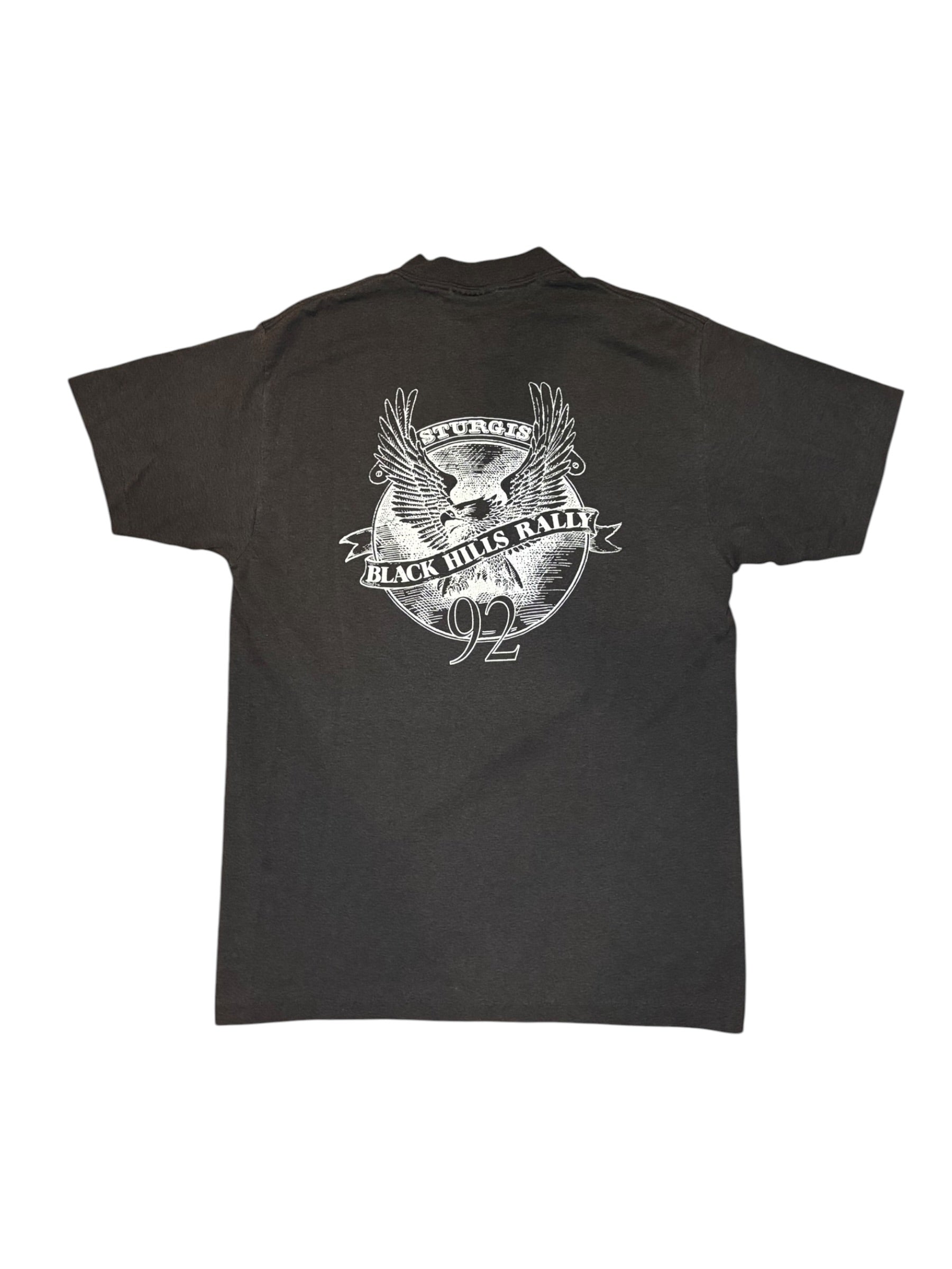 1990s Harley Davison Follow The eagle 3D emblem Tee (Large)